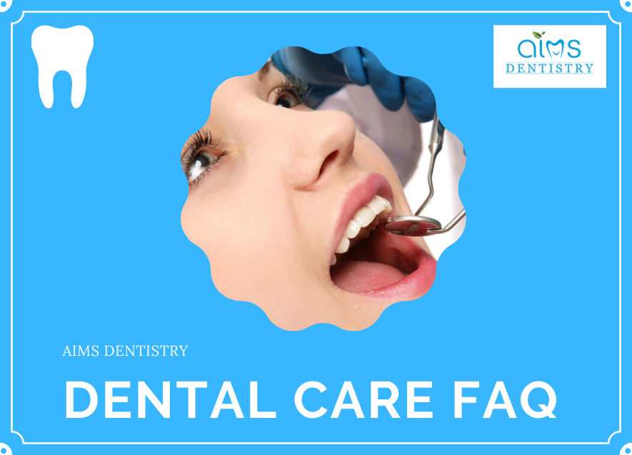 Dental care FAQ graphic
